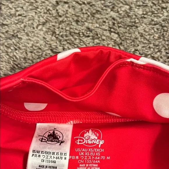 Disney Minnie Mouse Red and White Polka Dot Skater Skirt - Picture 6 of 7